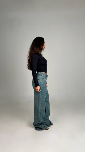 BLUSA CORE MANGA LONGA - 2 CORES