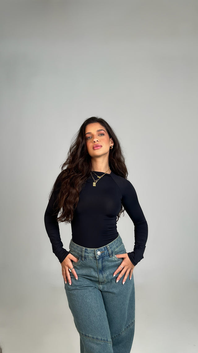 BLUSA CORE MANGA LONGA - 2 CORES