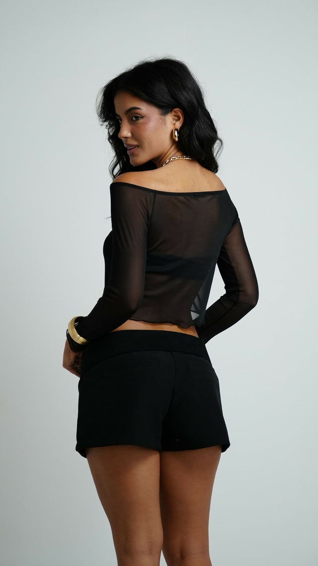 BLUSA TULE OMBRO A OMBRO ORION - 3 CORES