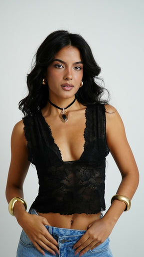 BLUSA RENDA MAVIE - 2 CORES