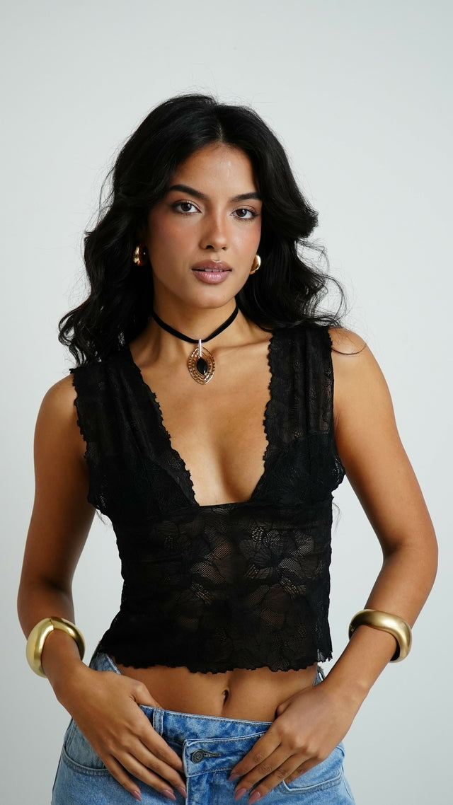 BLUSA RENDA MAVIE - 2 CORES