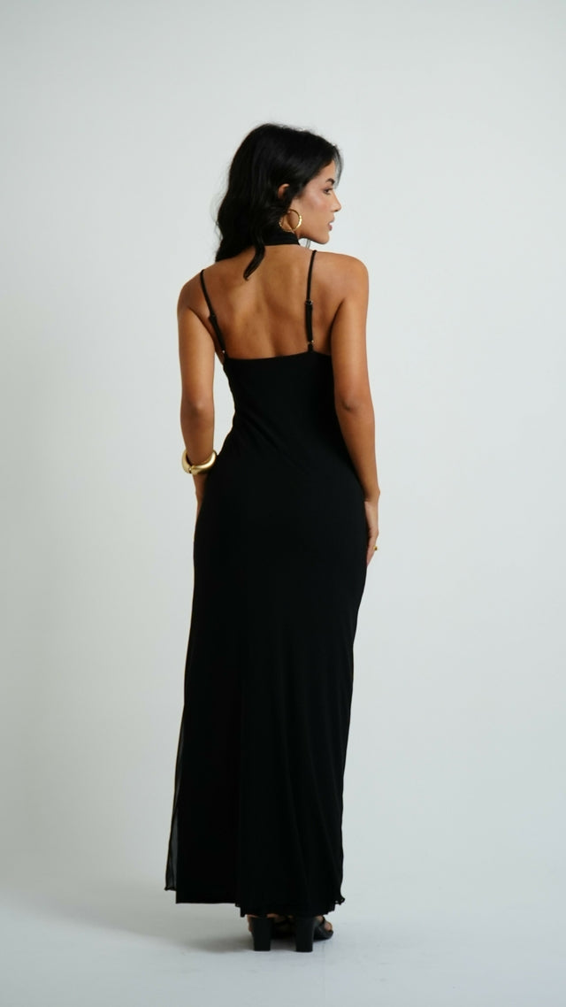 VESTIDO LONGO TULE AMARI - 2 CORES