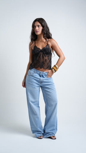 BLUSA RENDA BELLE PRETA