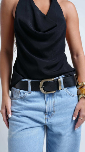 CINTO COURO CARMEL - 2 CORES