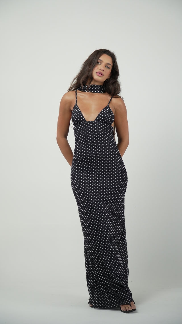 VESTIDO LONGO TULE AMARI POÁ