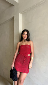 SAIA CROCHET AURA VERMELHA