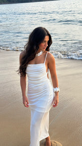 VESTIDO MIDI GAYA OFF WHITE