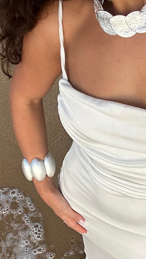 VESTIDO MIDI GAYA OFF WHITE