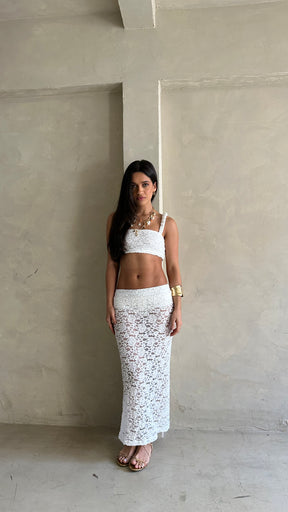 TOP RENDA ERIS OFF WHITE