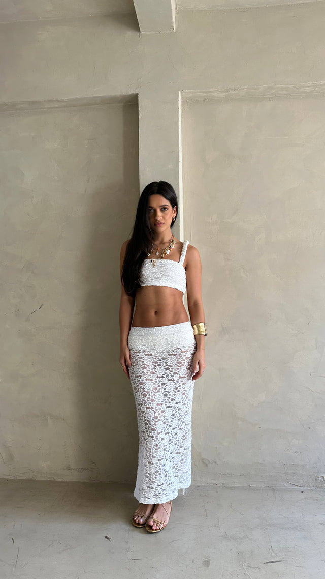 TOP RENDA ERIS OFF WHITE